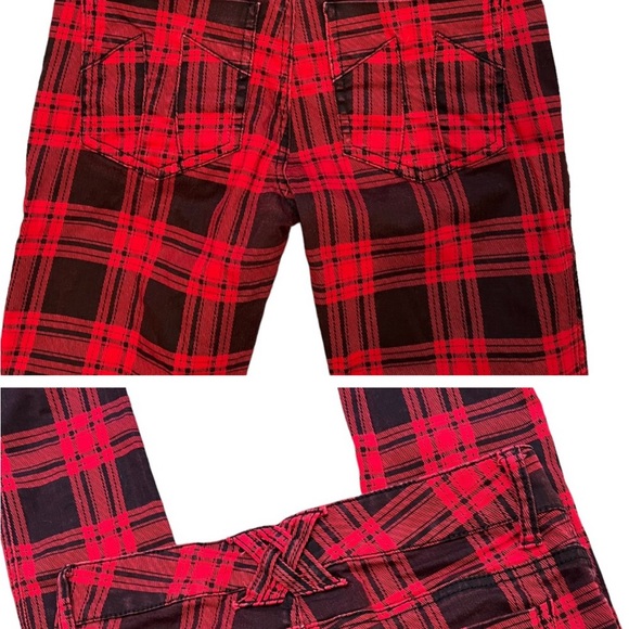 Tripp NYC Red Plaid Pants by Daang Goodman - Picture 8 of 8